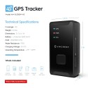 GPS GL300 GPS Tracker for Vehicles (4G LTE) - Portable Mini Hidden Real-Time GPS Tracking Device for Vehicles, Cars, Kids, Assets, Text/Email/Push Alerts, with Twin Magnet Weatherproof Case